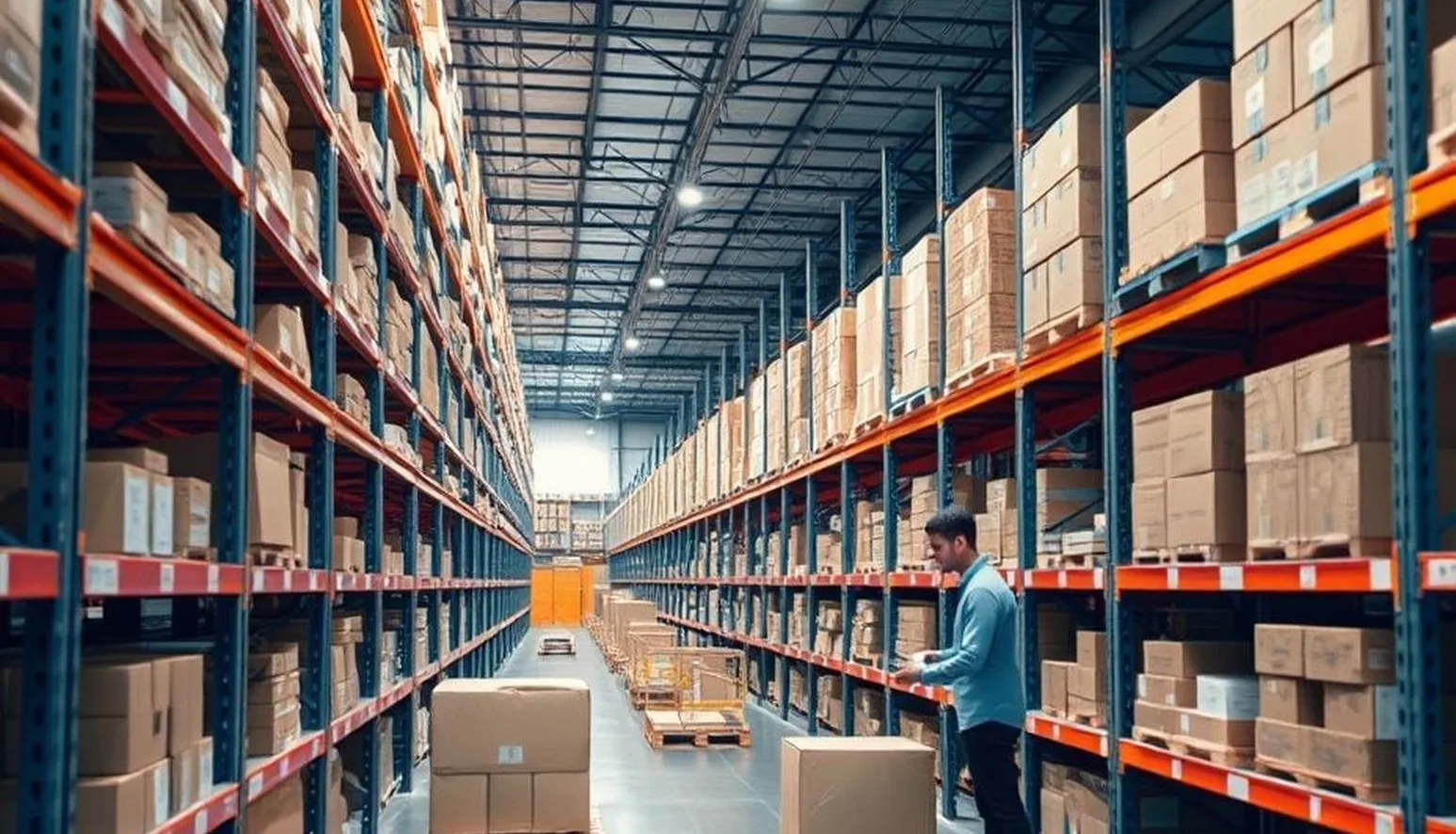 inventory management system digital stock image